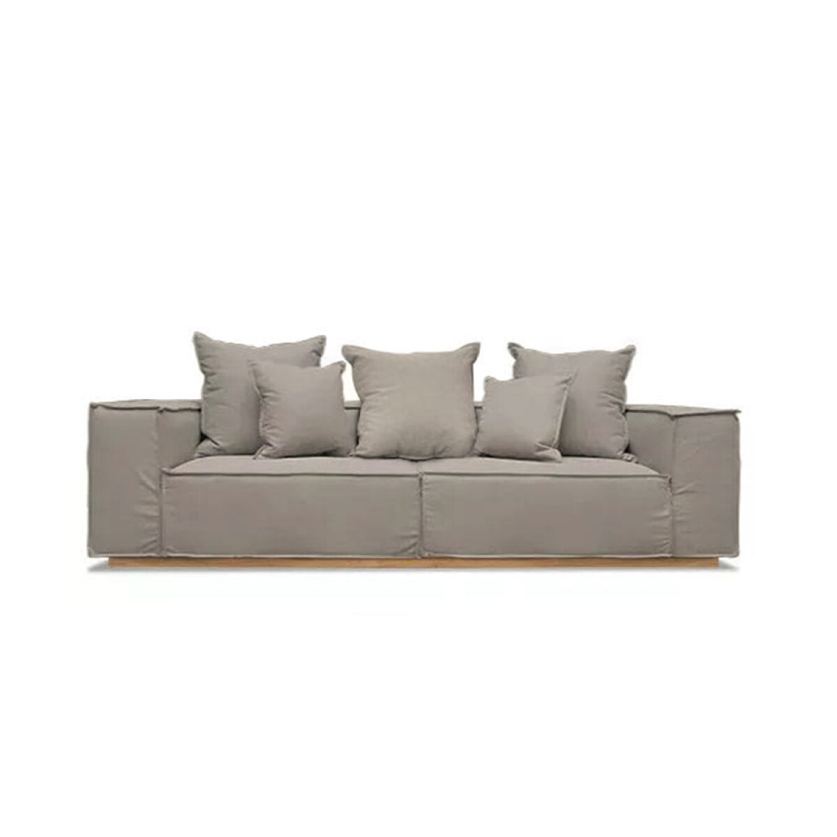 Sillón Luciana 4 cuerpos XL - Gris 