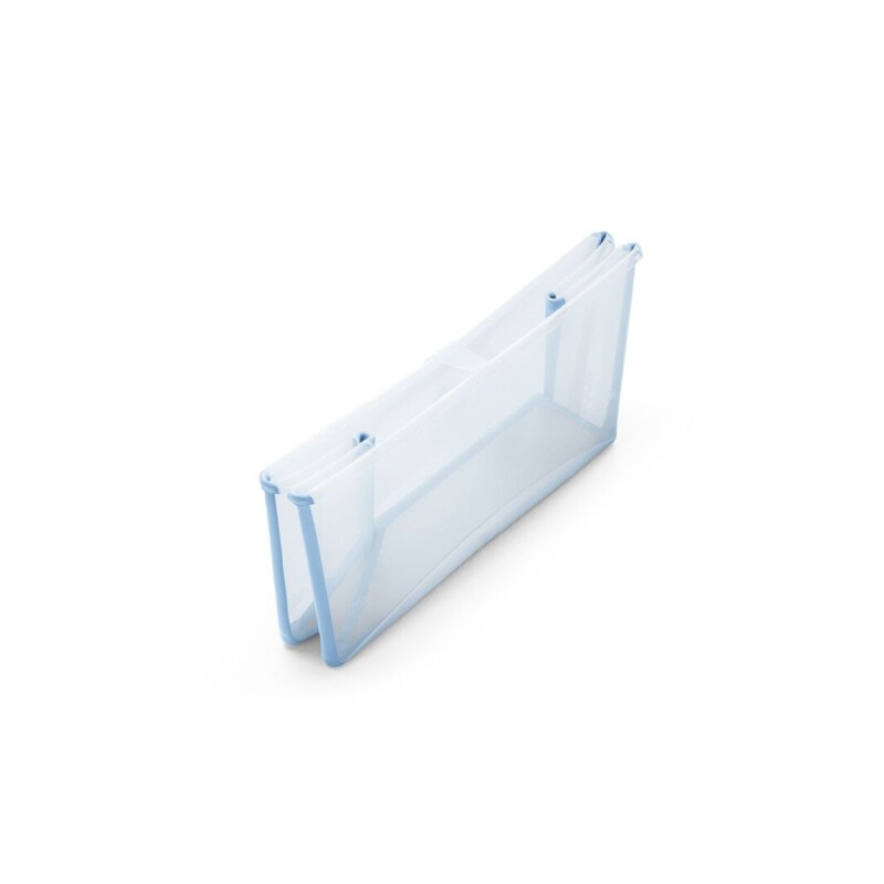 BAÑOXL Baño Stokke Flexibath Xl Plegable Transparente Y Celeste