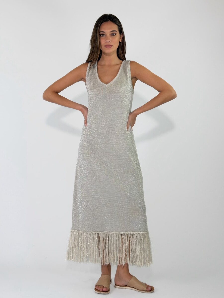 VESTIDO LUMINA - CRUDO 