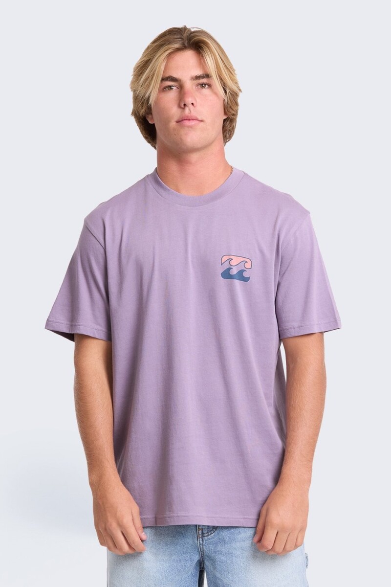 REMERA CRAYON WAVE PREMIUM SS V-violeta