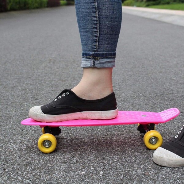 Skate Patineta Penny Longboard 55 Cm Para Niños Infantil Color Variante Verde