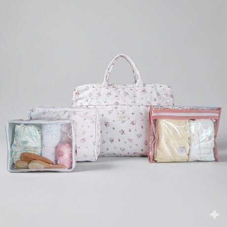 Set Valija para el Parto Cottage Rosa