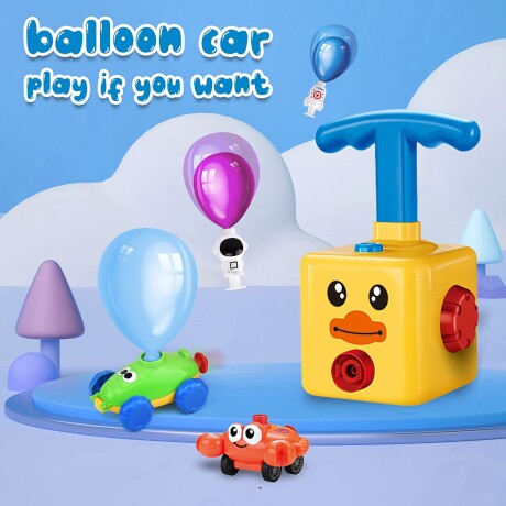 Lanzador de Autos con Globo Power Balloon AMARILLO