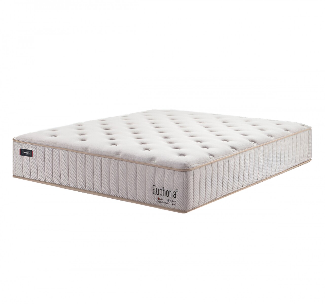 Colchón - Super King Resortes Pocket 150 Kg - Euphoria 