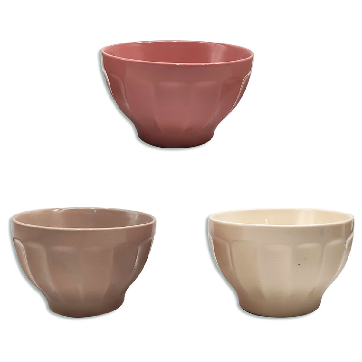 Bowl de cerámica líneas 