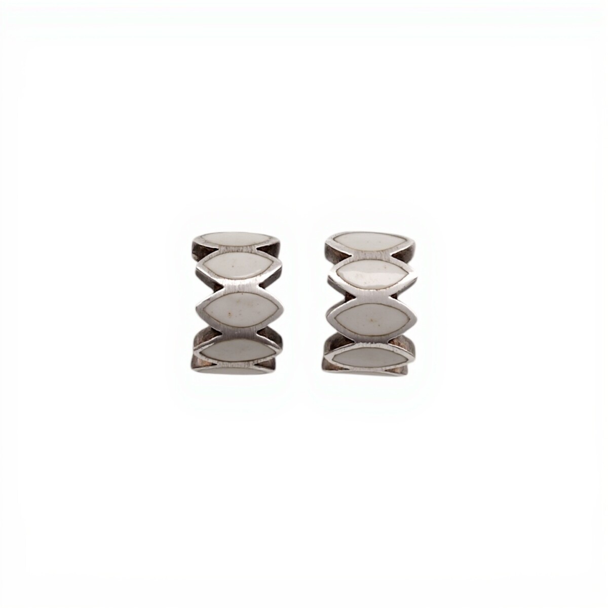 Caravanas Almendra-Plata 925-Piedra Nacar-CA3336 - conpiedra 
