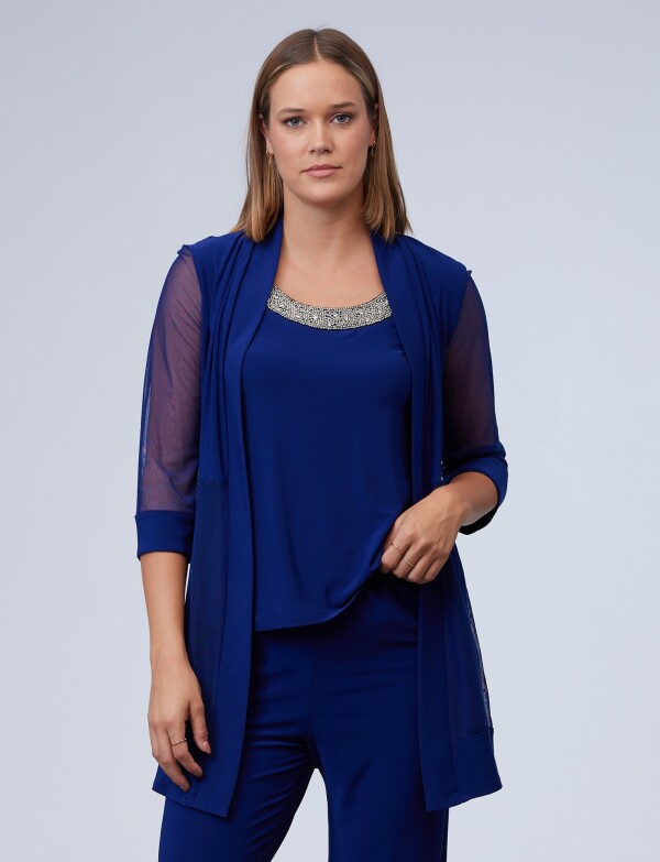 Set Blusa, Pantalón & Chaqueta AZUL