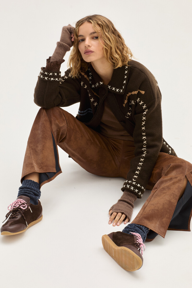 Zapatilla Gigi Chocolate