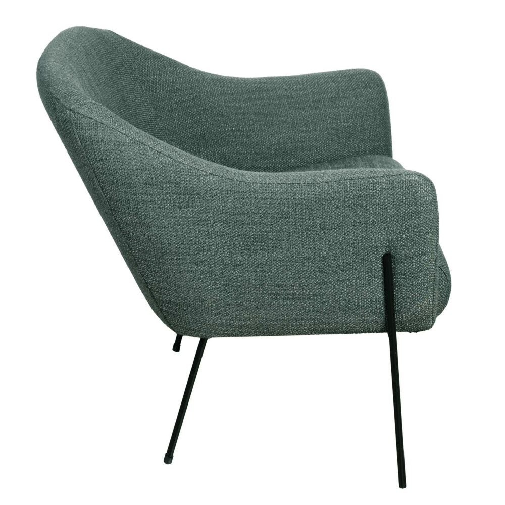 BUTACA TELA-Y-METAL VERDE BERNA VERDE OSCURO