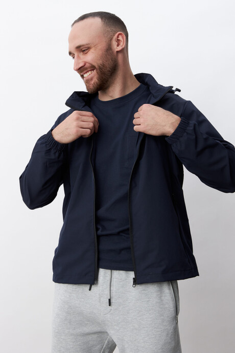 Campera fina Fitness Azul marino
