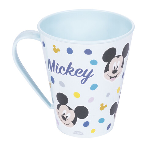 Taza Plástica Mickey 360 ml CELESTE