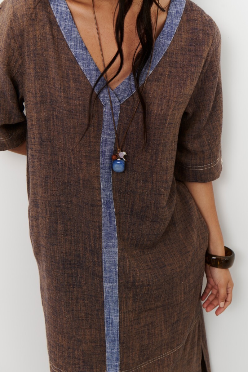 VESTIDO CAMILA CHOCOLATE