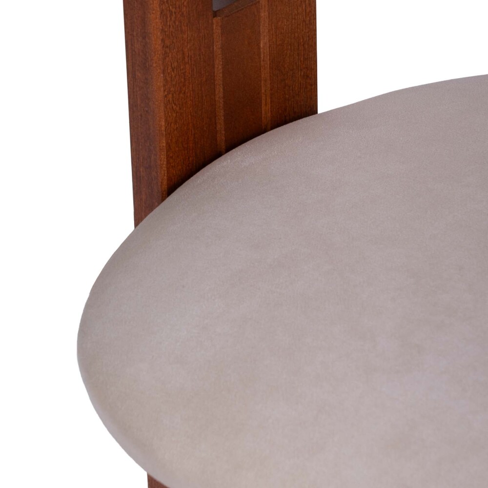 SILLA DE COMEDOR EUCALIPTO MARRON DORIA