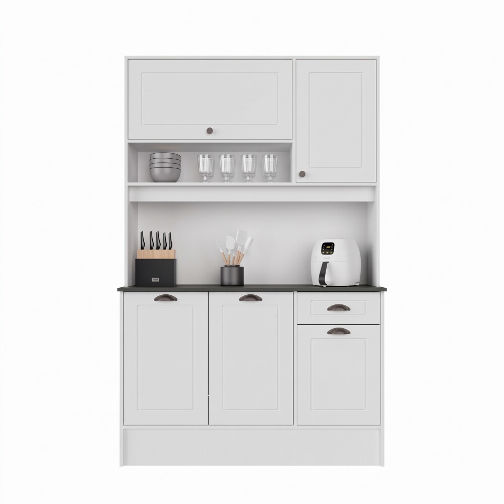 KIT DE COCINA ALACENA 1.20 M 5 PUERTAS 1 CAJON - LINEA AMERICANA KIT DE COCINA ALACENA 1.20 M 5 PUERTAS 1 CAJON - LINEA AMERICANA