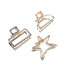 Broches pinzas dorada(OW2220) Broches Pinzas Dorada(ow2220)