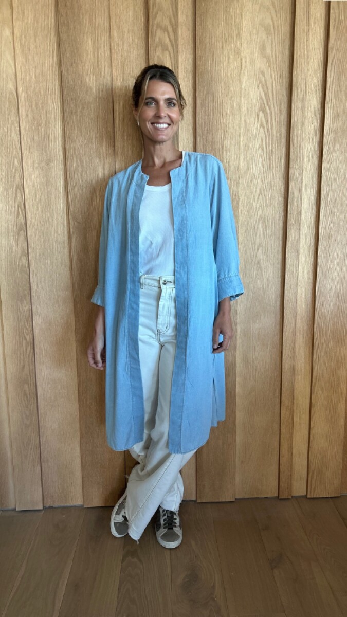 Kimono Ola - Denim Celeste 