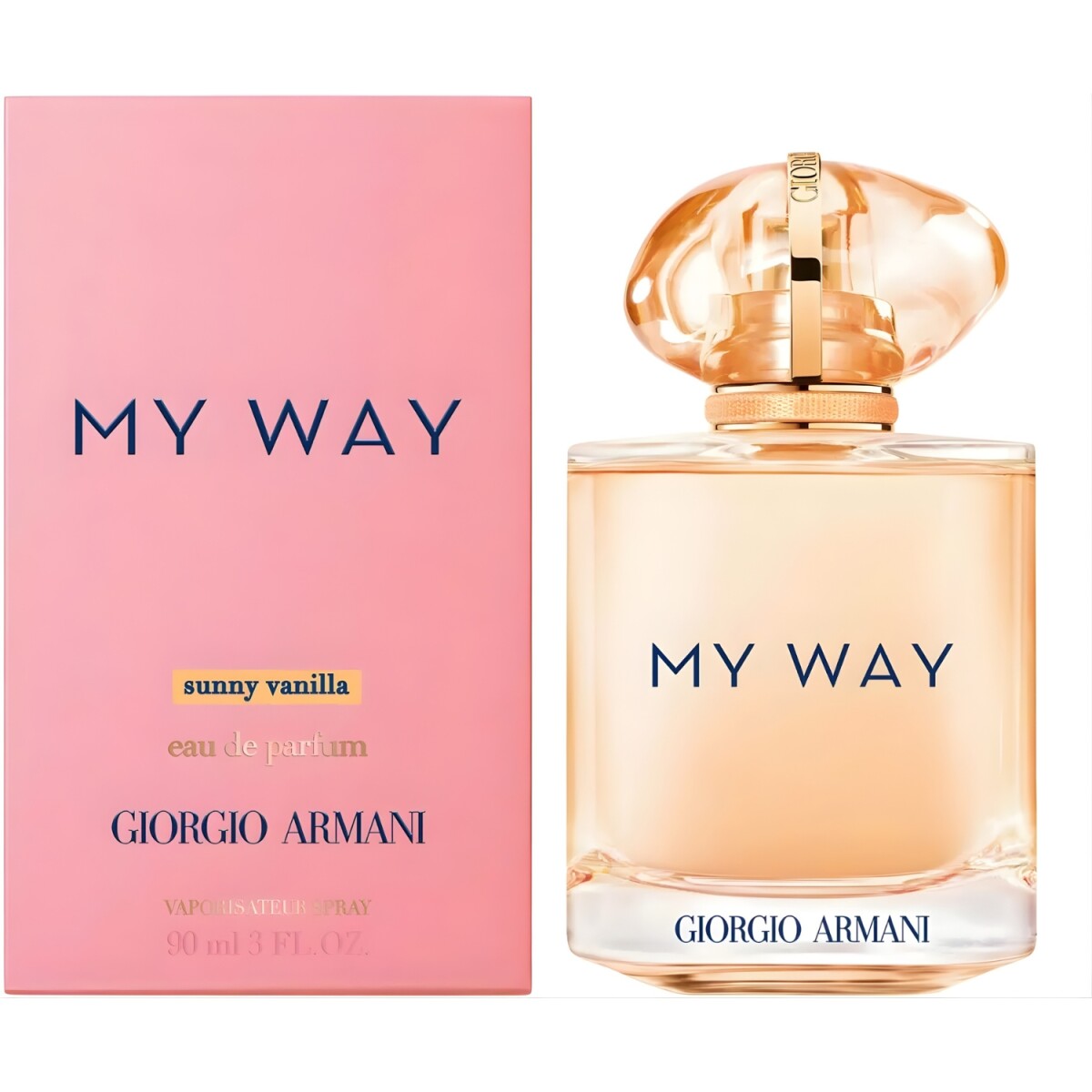 Perfume Giorgio Armani My Way Sunny Vainilla EDP 90ml Para Mujer Aroma Dulce 