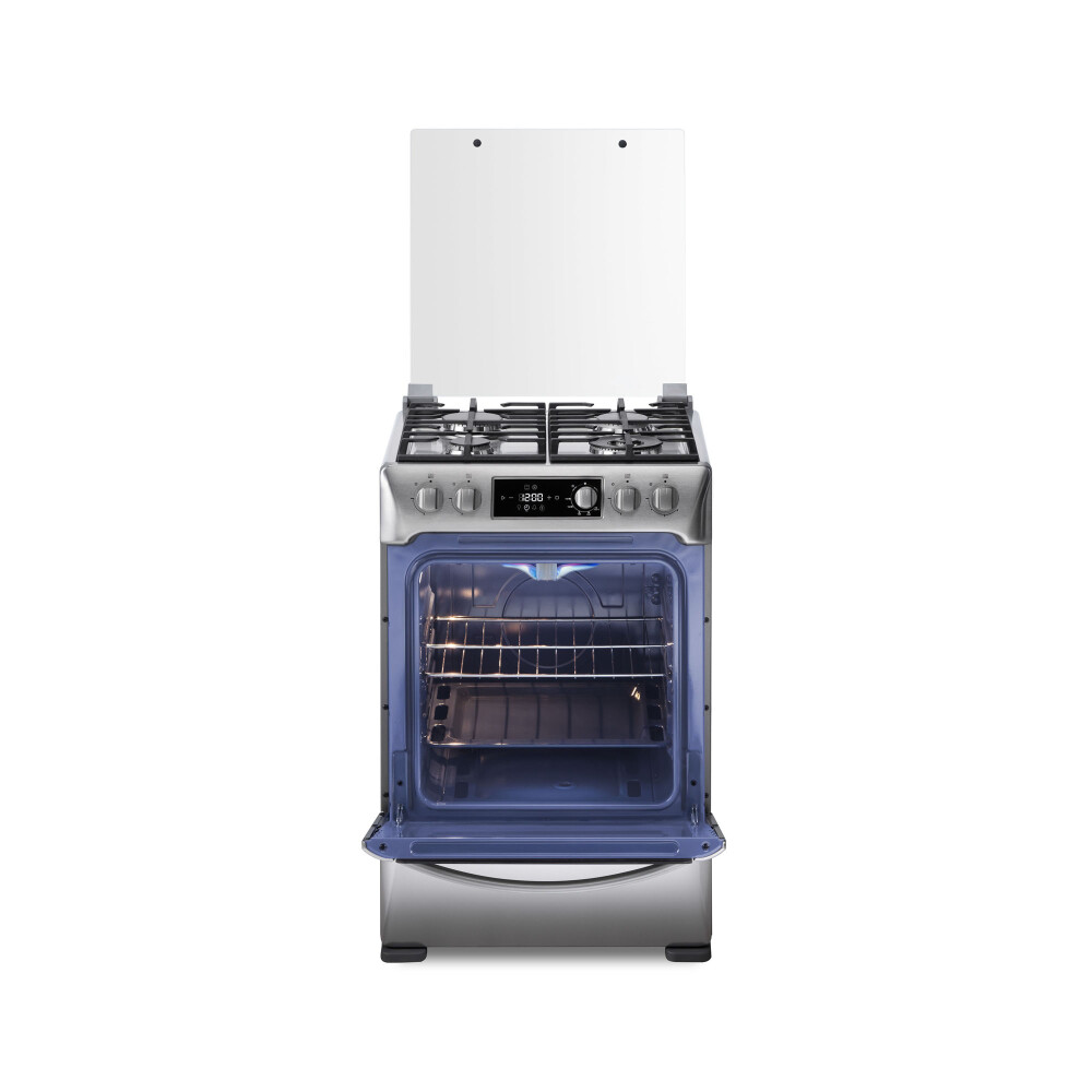COCINA GAS INDURAMA INOX GRIS IBIZA ZÁFIRO