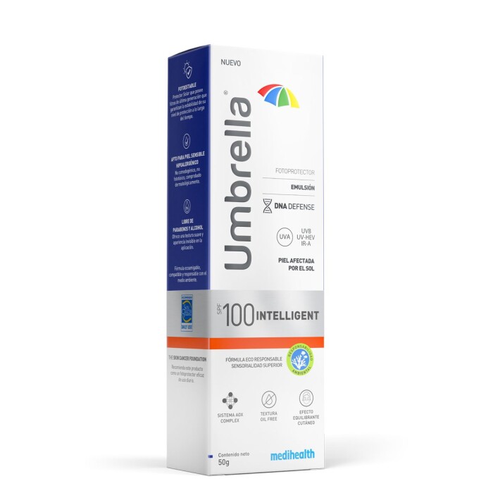 UMBRELLA INTELL EMUG SPF100 ECO X 50 GR. única