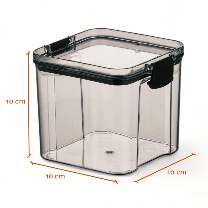 Contenedor Recipiente Hermetico Organizador 700ml Sin Color