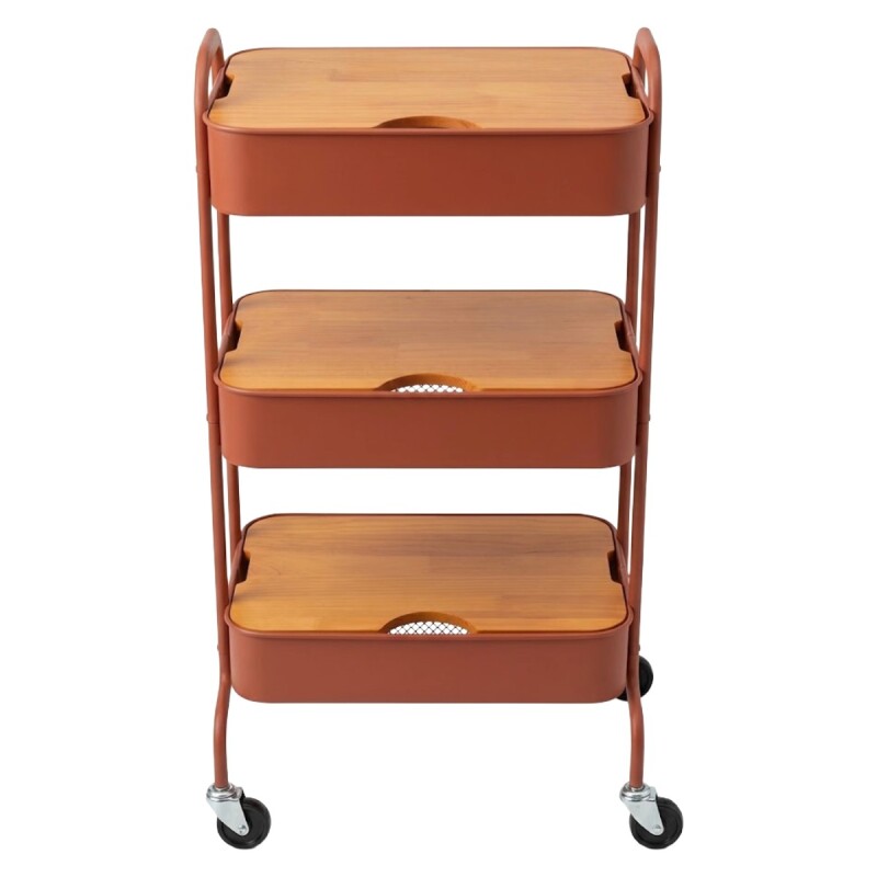 ORG METAL BORDO/RUE 3 NIV Unica