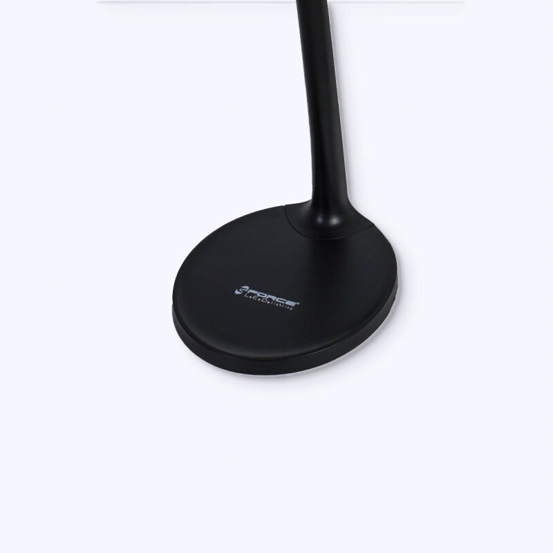 LAMPARA NEGRA C/LUZ LED P/MESA Unica