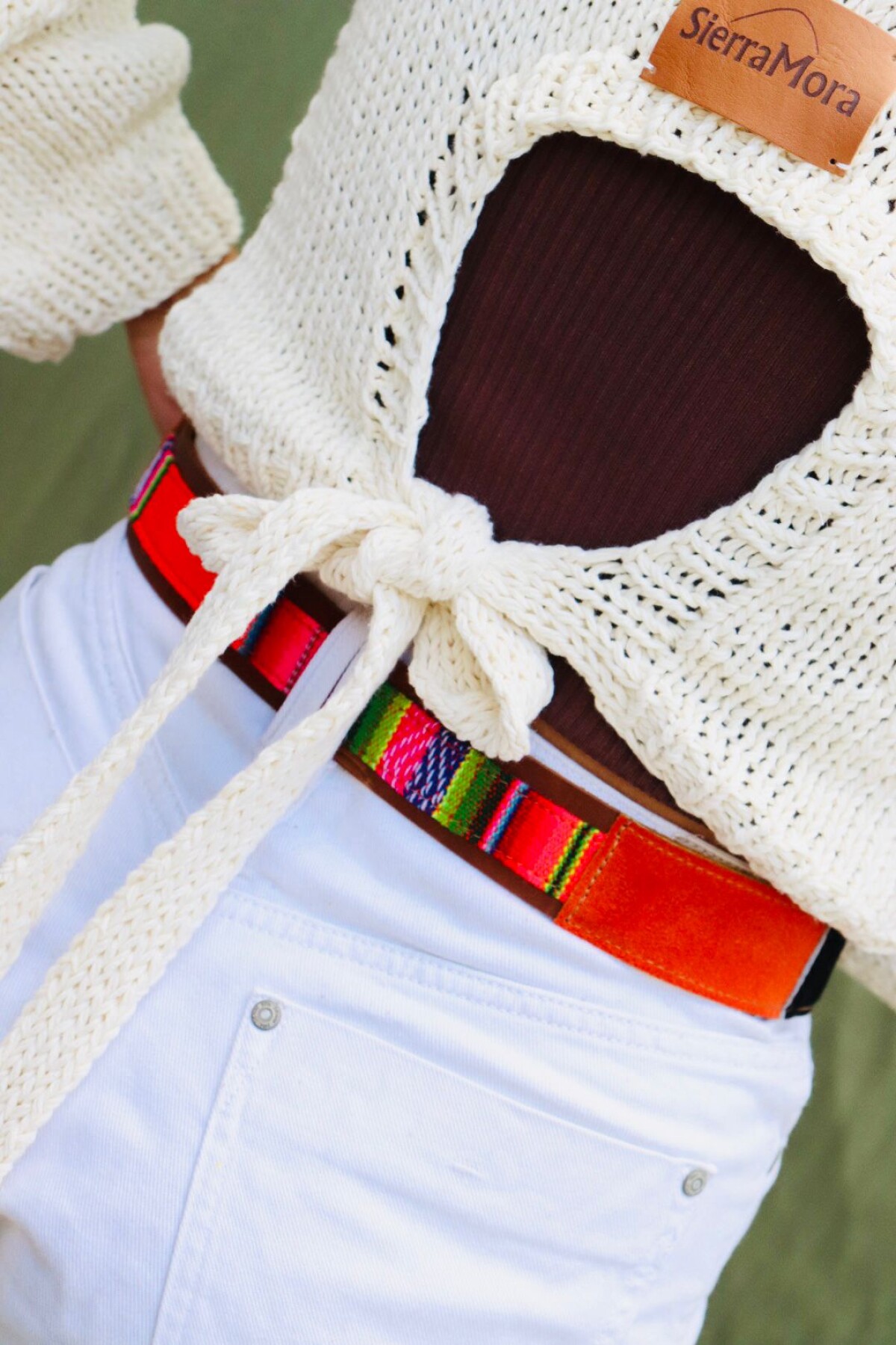 Handcrafted Belt Terracota