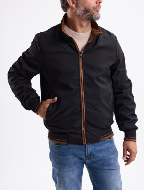 Campera reversible suede camel