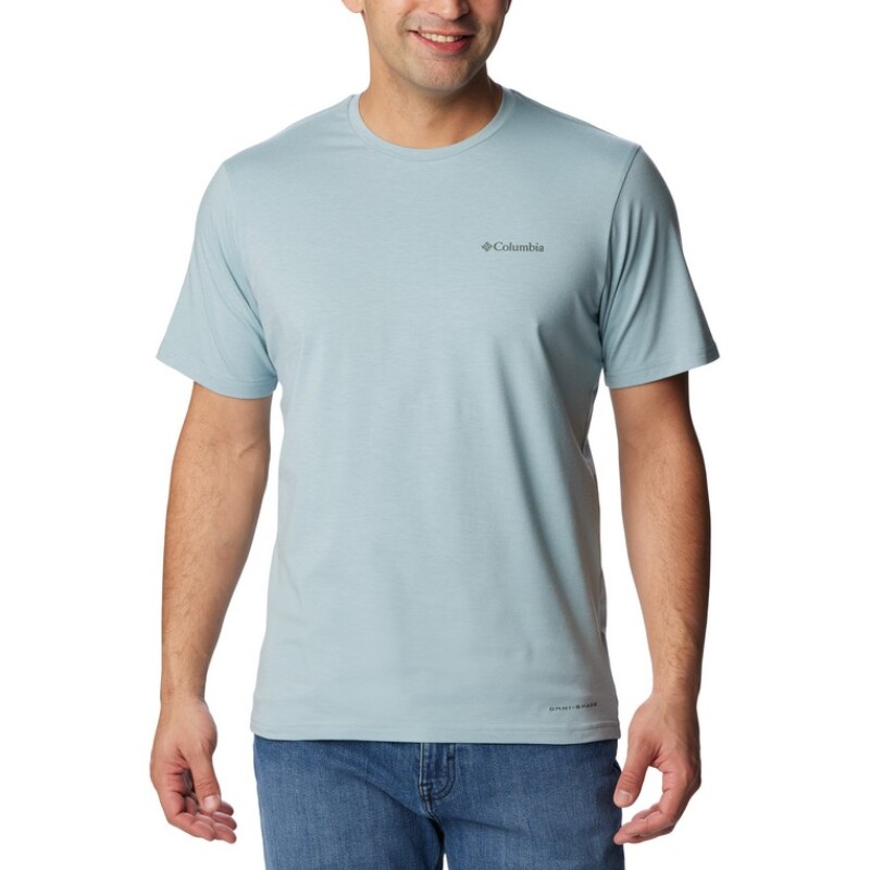 Remera Sun Trek Short Hombre STONE BLUE
