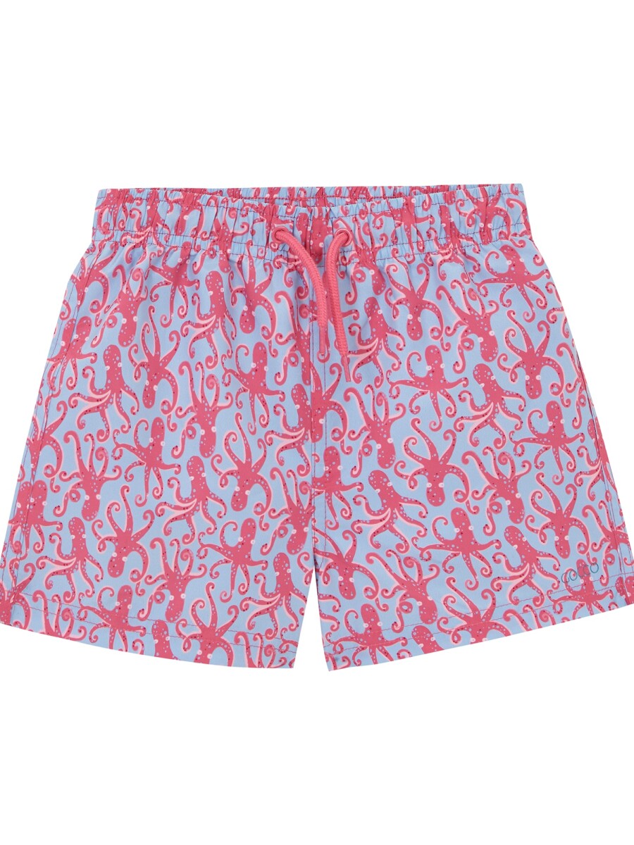 Bañador Estampado Pulpos Azul