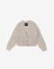 Knitwear Sweaters Cardigan Corto Con Botones - Blanco Crudo