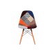 Silla Eames Patchwork Rojo
