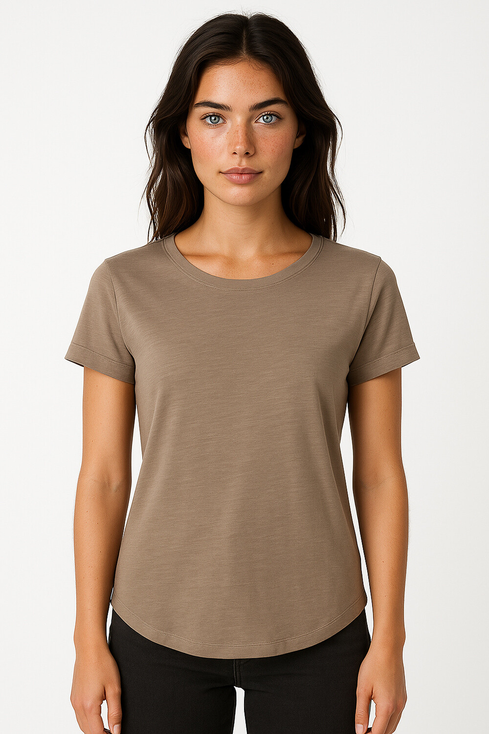 Remera Cordata Taupe Claro