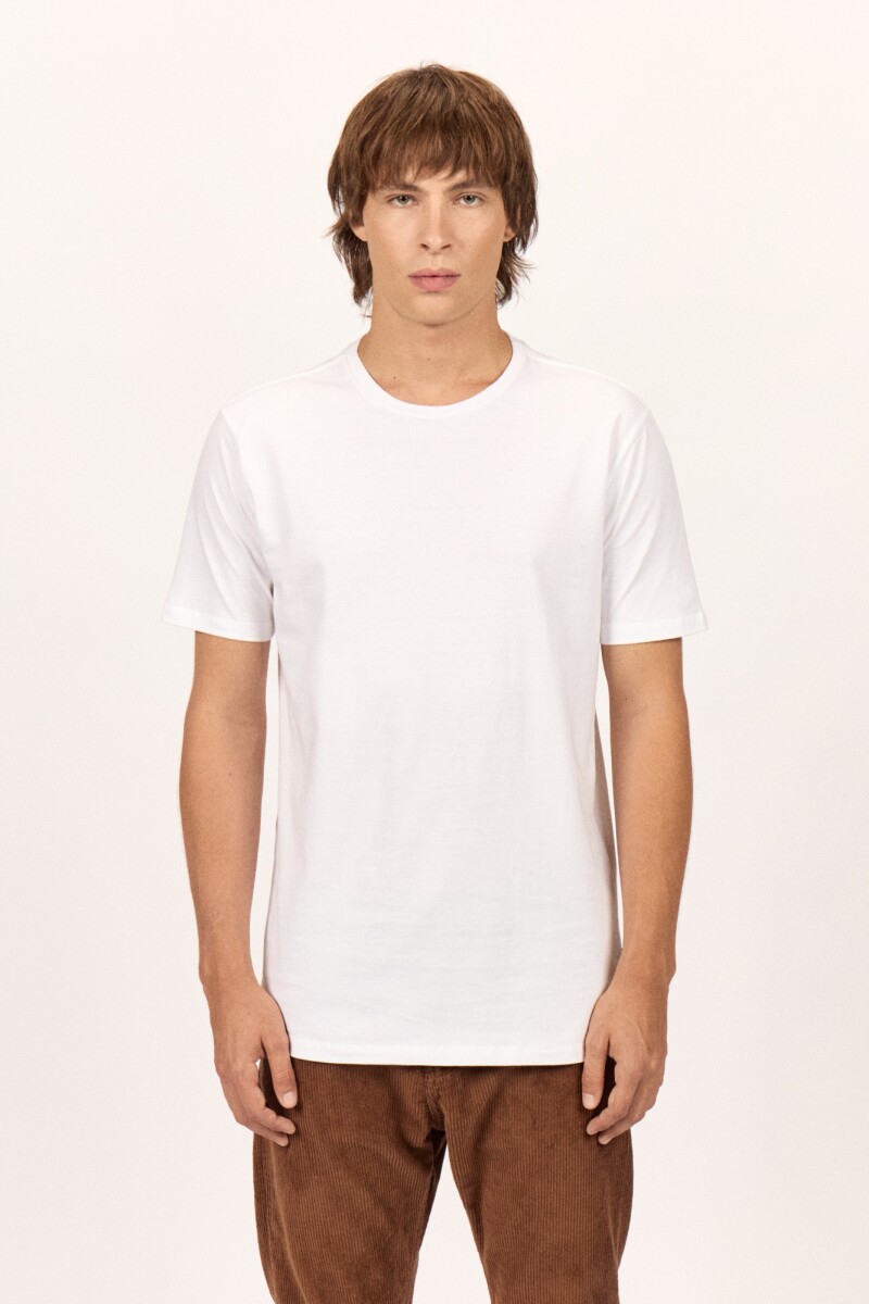 REMERA FUNDAMENTAL NEUTRAL TEE B-blanco