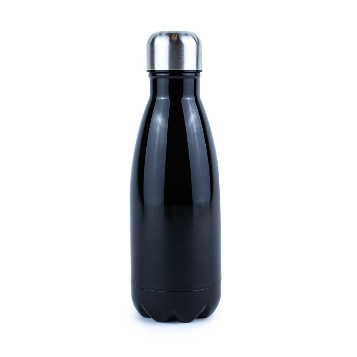 Botella Térmica Con Tapón Rosca 330 Ml - Negro 