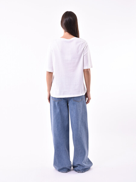 REMERA JASPA BLANCO