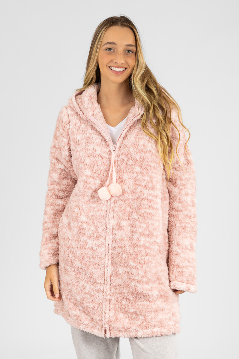 Bata pom melange - Rosado 