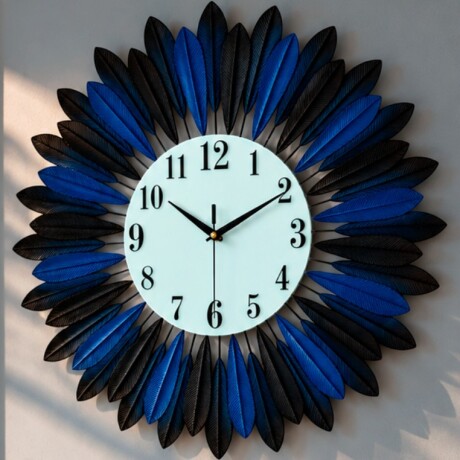 Reloj De Pared Flechas Azul Y Negras Reloj De Pared Flechas Azul Y Negras