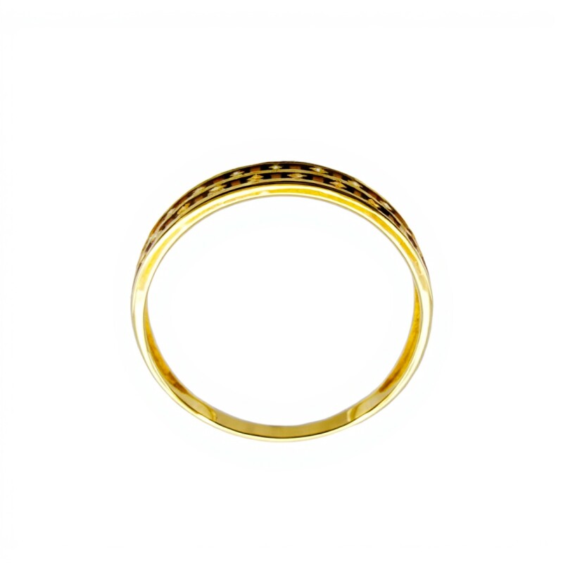 Anillo Sin Fin-Oro Bajo-Piedra Rubi-AN8137 conpiedra