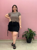 Short Pollera Necesito Negro
