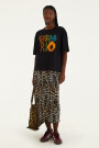 FALDA PLISADA Animal Print