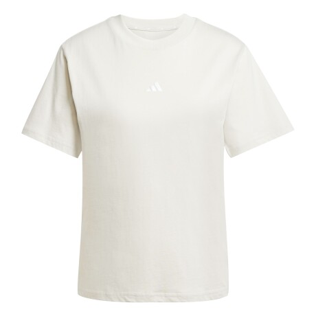 Remera de Mujer Adidas Essentials Small Logo Beige