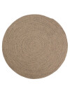 Alfombra BUESTARR Ø120 natural/gris Alfombra BUESTARR Ø120 natural/gris