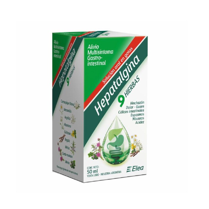 HEPATALGINA 9 HIERBAS FR. X 50 ML. única