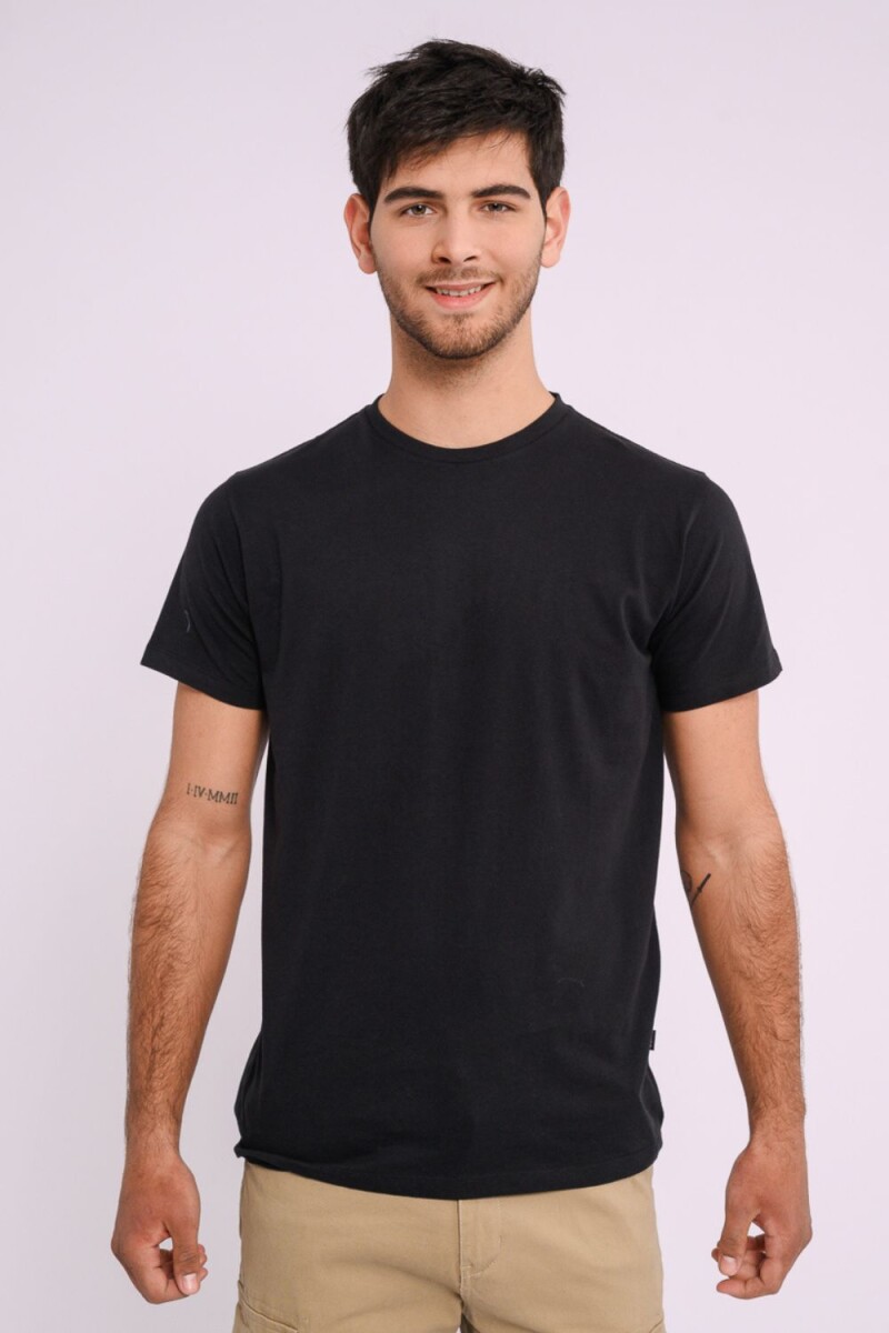 Remera manga corta Negro
