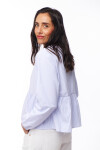 BLUSA AZUNA CELESTE RAYAS