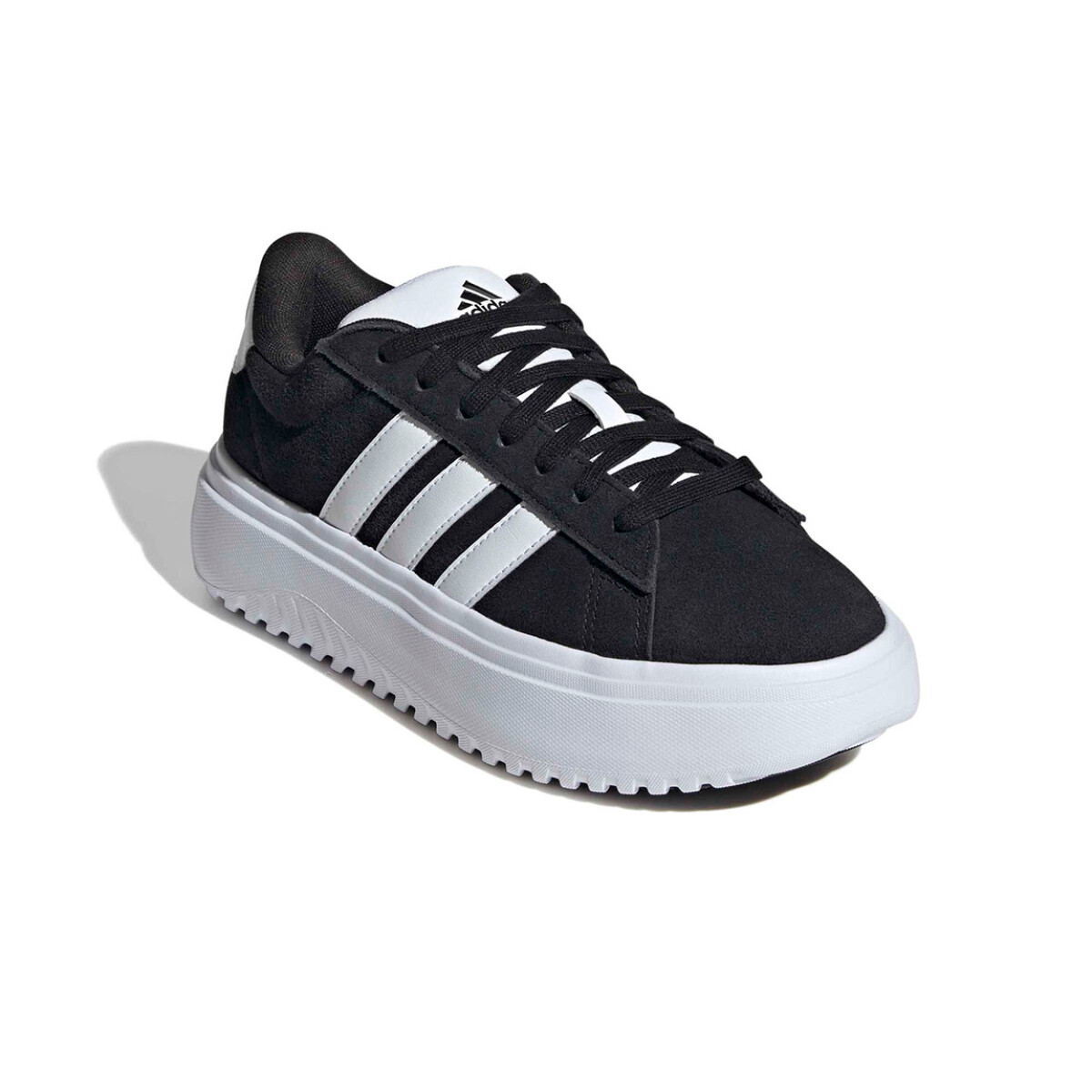 ADIDAS CHAMPION MUJER GRAND COURT PLATFORM - Negro-Blanco 