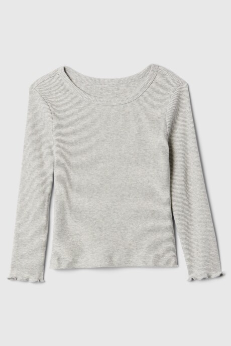Remera Rib Manga Larga Toddler Niña B08