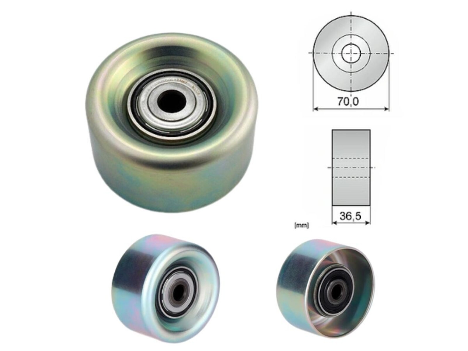 Polea Del Tensor Correa Nissan Tiida/Versa/March/Kicks/Note 11-25 