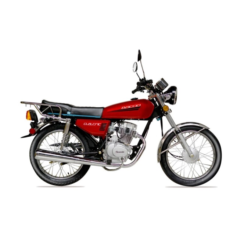 Moto Baccio Calle Classic 125 Rayos M/v ( Freno Tambor ) Rojo